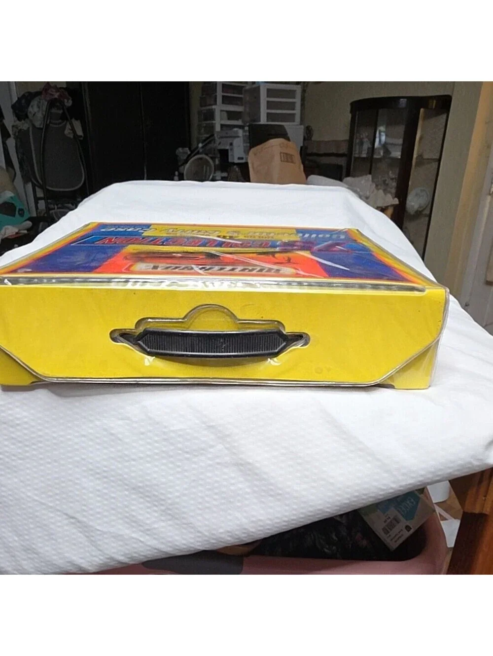 Matchbox 75 Collection 1996 Carry Case Holds 48 Vehicles Yellow - Used